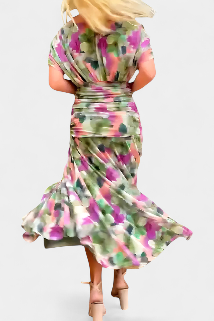 Bridget - Long floral dress