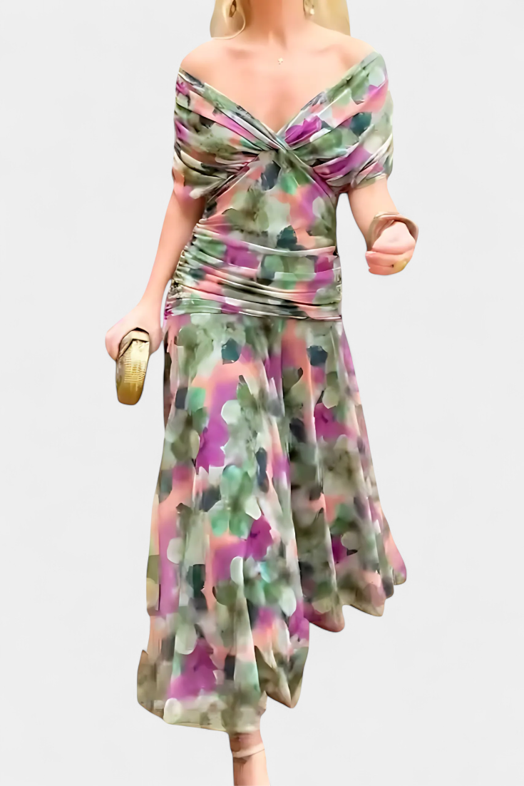 Bridget - Long floral dress