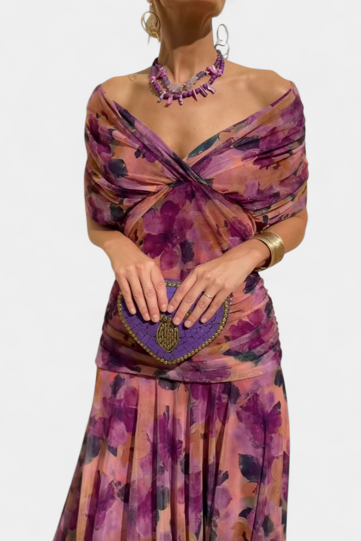 Bridget - Long floral dress