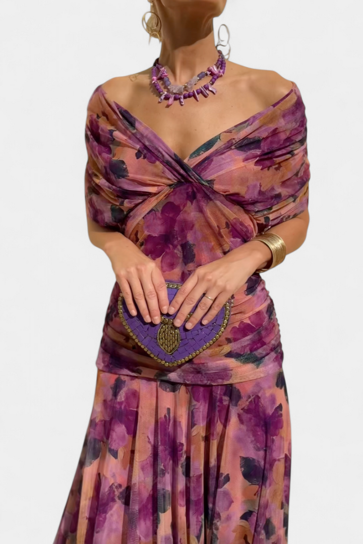 Bridget - Long floral dress