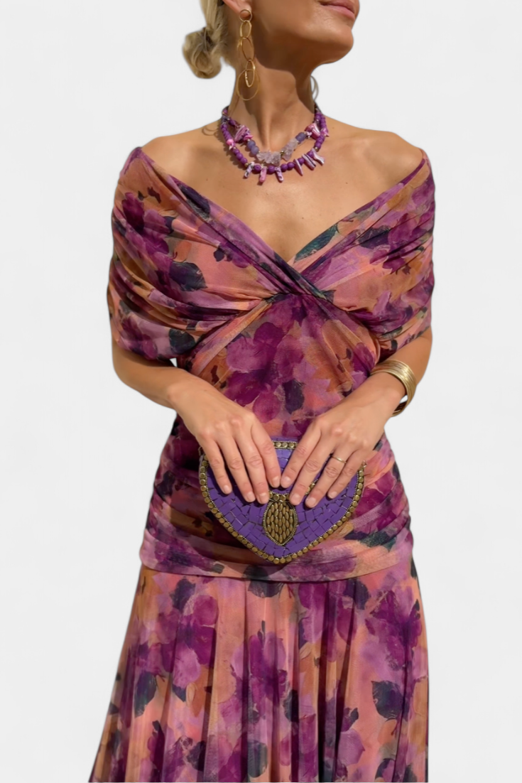 Bridget - Long floral dress